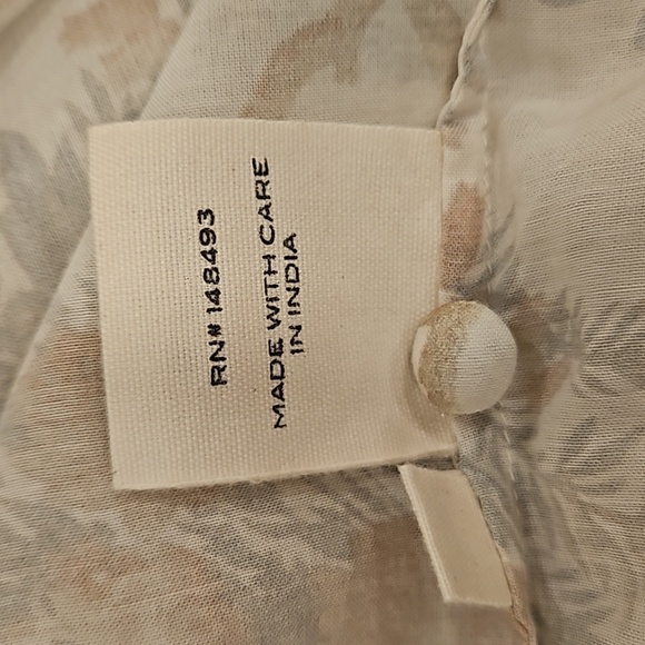 💕DOEN💕 Carnation Dress ~ Salt Summer Floral Print  XS NWOT *Missing Waist Tie" - Picture 16 of 16